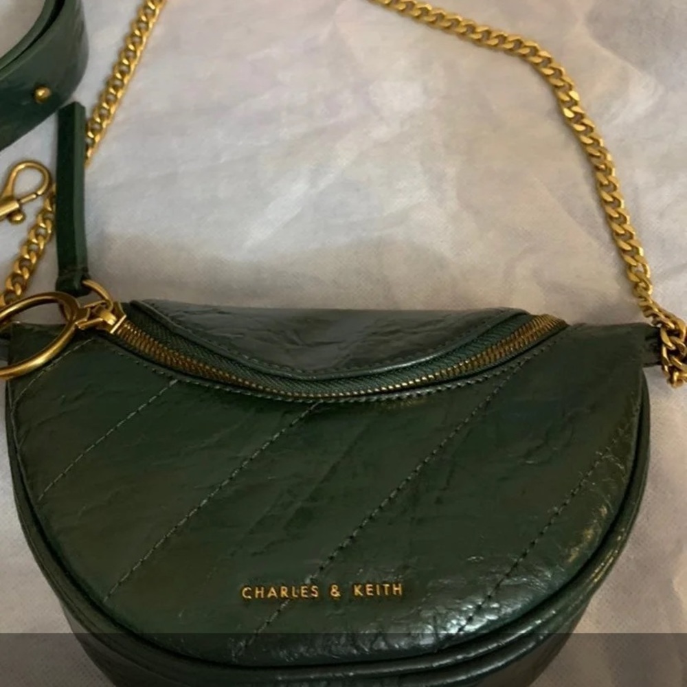 Charles Keith Half Moon Bag